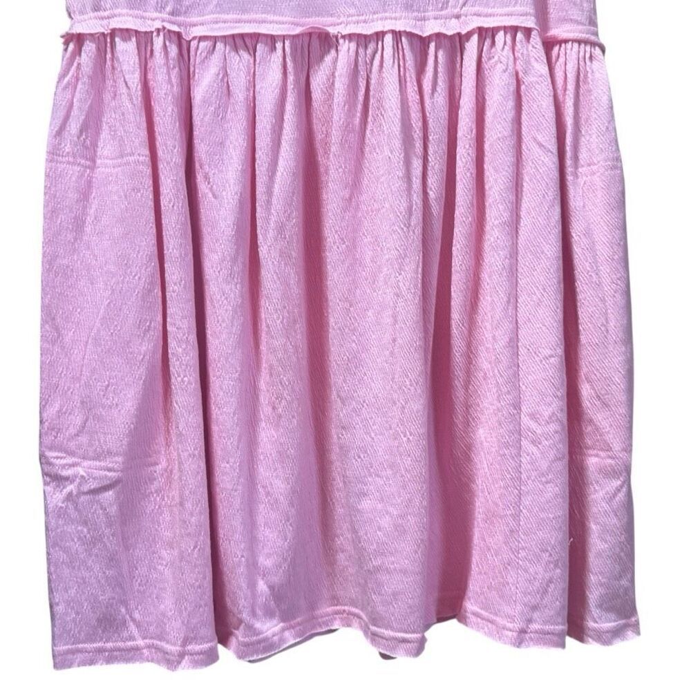 Blush Pink Babydoll Mini Dress Pockets Sleeveless | AEMI+CO | Large NWT - Picture 15 of 16